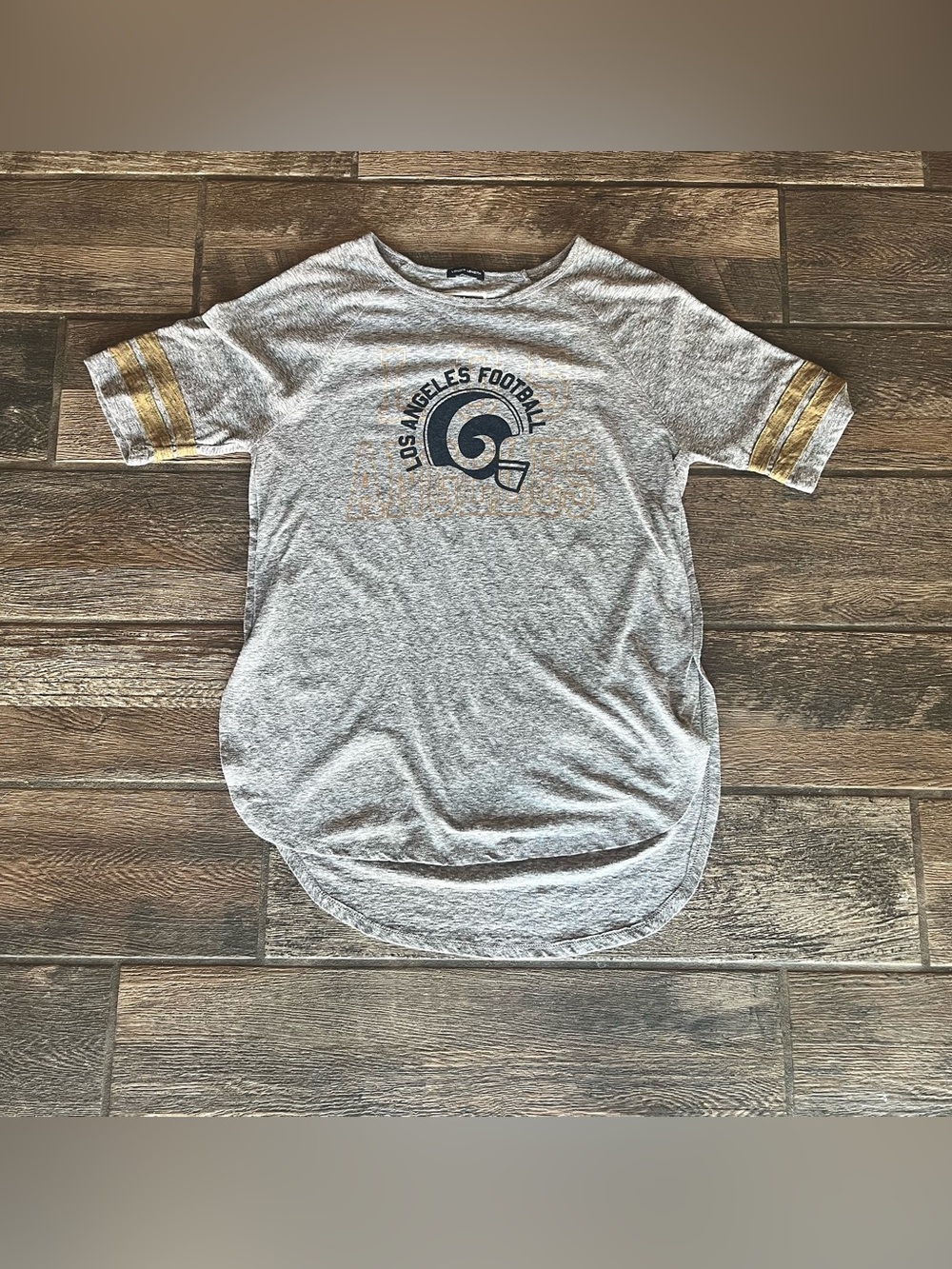 Los Angeles Rams heather gray t shirt NFL Football M